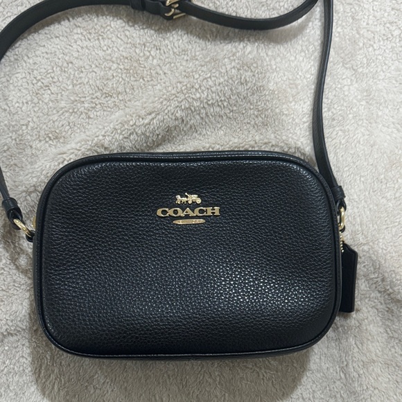 Coach Black Crossbody Purse Adjustable Straps - Picture 3 of 11